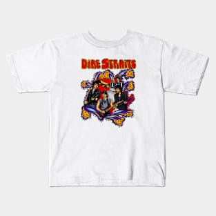 Vintage Dire Straits Train Kids T-Shirt